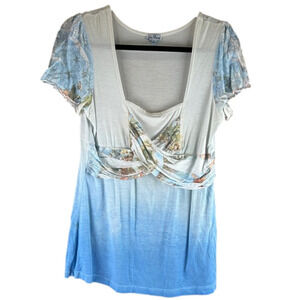 Julie Mango detailed Tshirt large